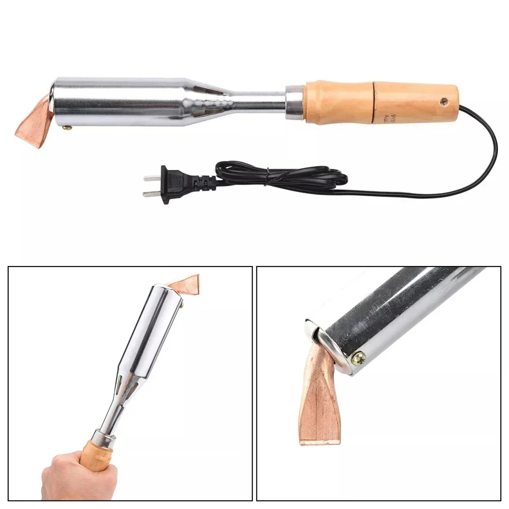 1pc 300W Wood Handle Electric Soldering Iron Rework Station With High Power Welding Repair Tools Electric Soldering Iron