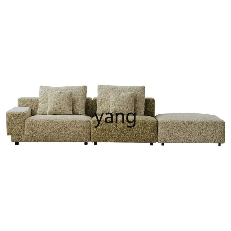 

Lmm sofa living room double-sided small apartment modern simple double module fabric tofu block