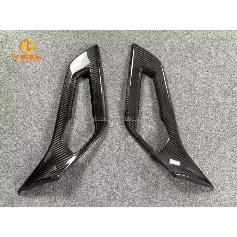 For Lamborghini Aventador LP700 LP720 LP750 Door handle trim panel Dry carbon fiber car interior