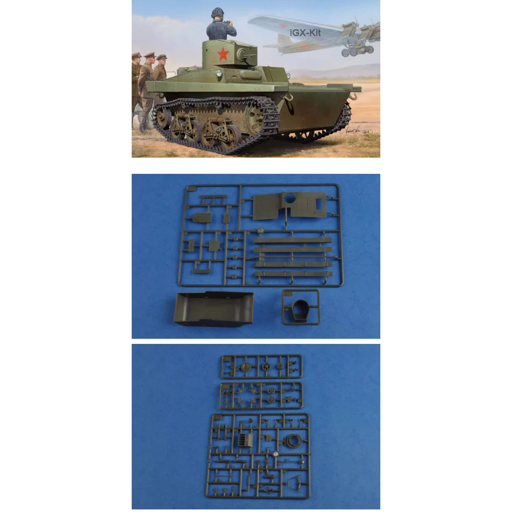 

Hobbyboss 83821 1:35 Scale Soviet T37 T-37A Amphibious Light Tank Early Vehicle Assembly Plastic Model Kit