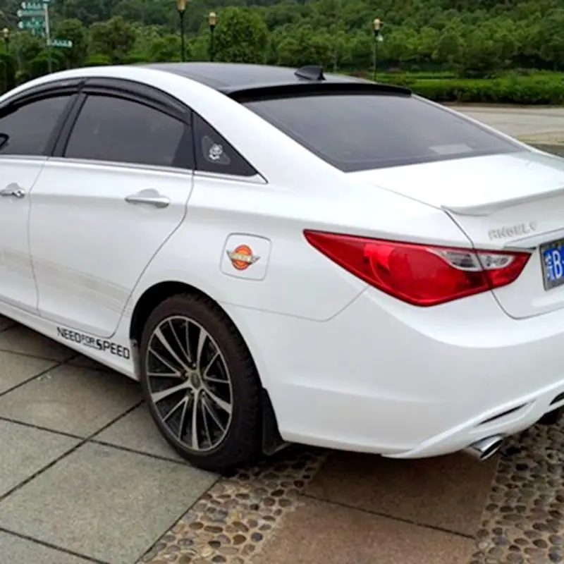 Different Colors Painted ABS sports Car Rear Roof Spoiler Wing For Hyundai Sonata 2011-2014 no drilling needed