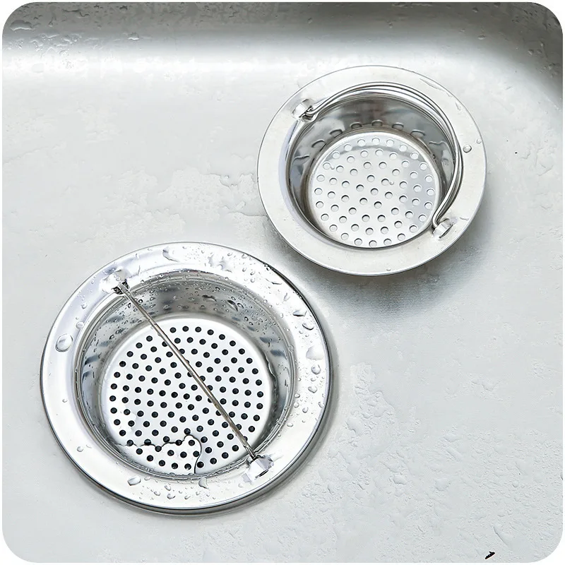 

Strainers Bathroom Sink Strainer Drain Hole Filter Trap Kitchen Sink Filter Stainless Steel Mesh Sink Strainer Filter Sewer Mesh