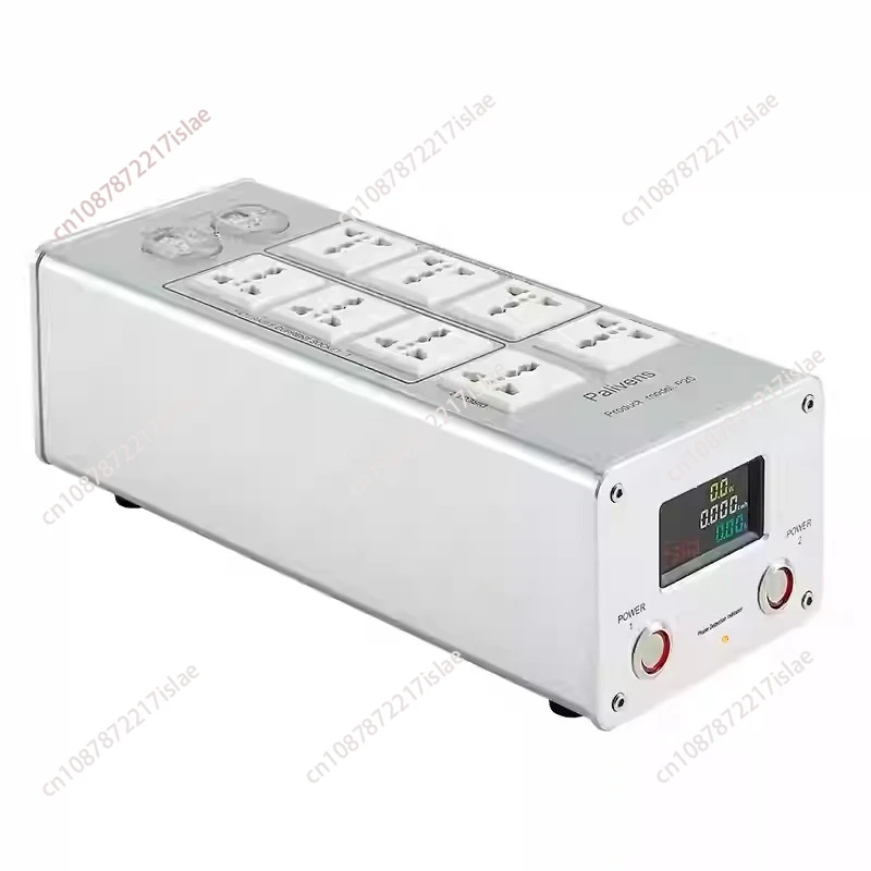 Professional 3000W AC Power Filter Noise Purifier EMI Lightning Protection Universal Socket 15A P20 Audio Equipment Surge Protec