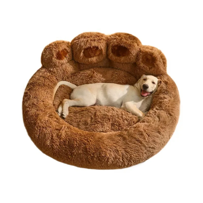 Cama para perro con forro polar, cálida para Golden Retriever y Corgi - imagen 3