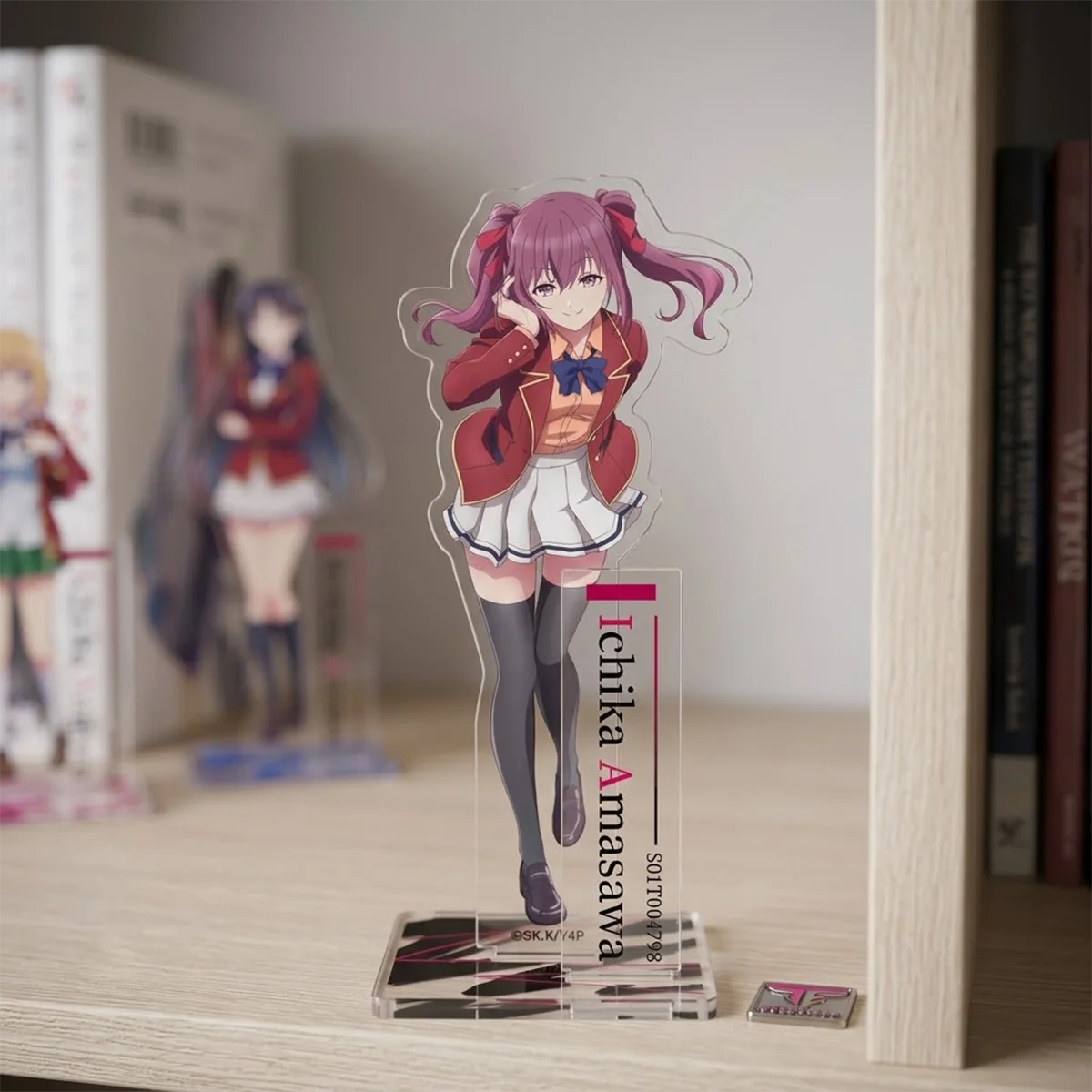 Anime Classroom of the Elite AY 15cm Acrylic Stand Set Halloween Gift Desk Ornament Fan Double‑insert acrylic standee Keychain