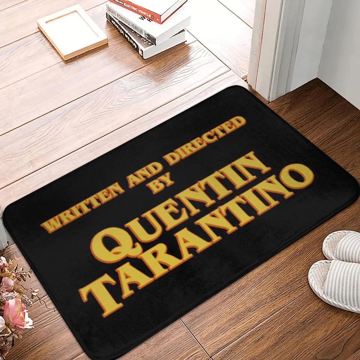 escrito-y-dirigido-por-quentin-tarantino-alfombra-felpudo-y-tapete-para-el-bano