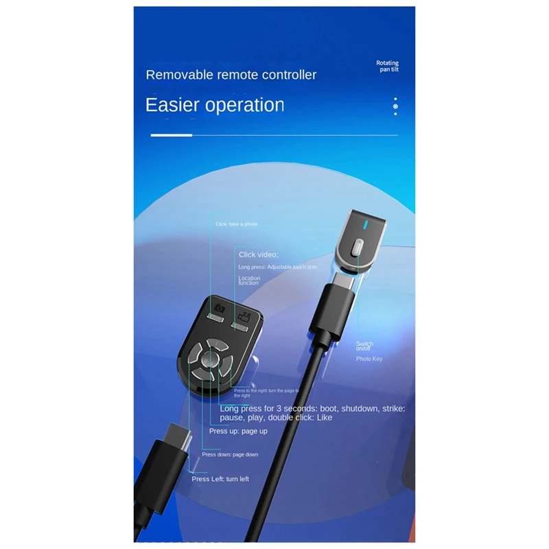 P325 Selfie Stick Extendable Selfie Stick Phone With Detachable Dual Bluetooth Remote Control