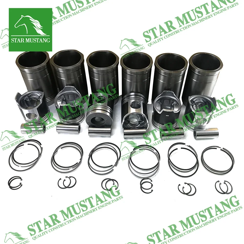 

D6AC Cylinder Liner Kit 23411-83411 For Hyundai Diesel Engine Parts