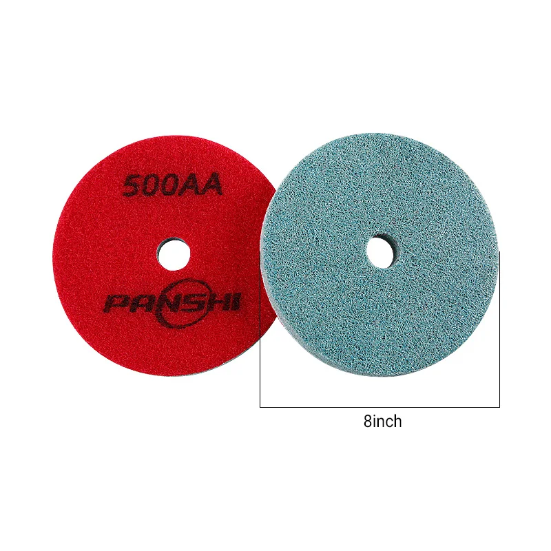 1 pc 8 inch rock sponge fiber polishing pads marble artificial stone terrazzo polishing discs thickened cleaning tools