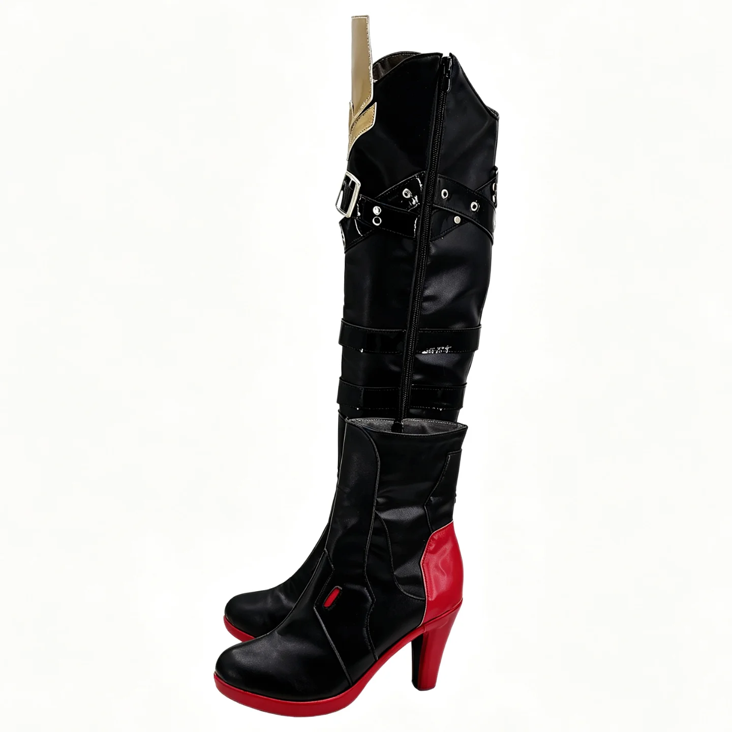 Punishing: Gray Raven Red Paulownia Cosplay Shoes Game Cosplay High Heels Boots Halloween Party Shoes Custom Made