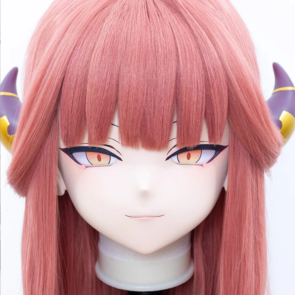 

(MEO391) Настроить ручной работы на всю голову, запираемый кроссдресс, мужской и женский, японский мультфильм, аниме, игровой персонаж, маска кигуруми