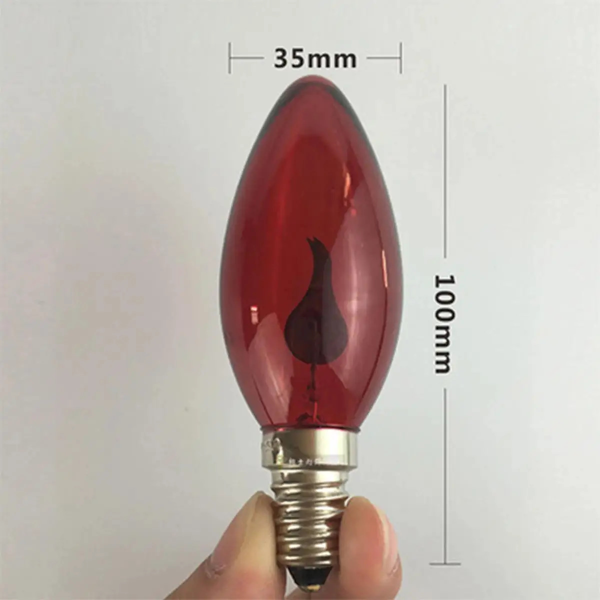 3W E14 220V أدى تأثير اللهب المصابيح المنزلية المصابيح الضوئية تأثيرات الشمعة النار الرجعية الديكور القديم أضواء إديسون الإضاءة أمبولات