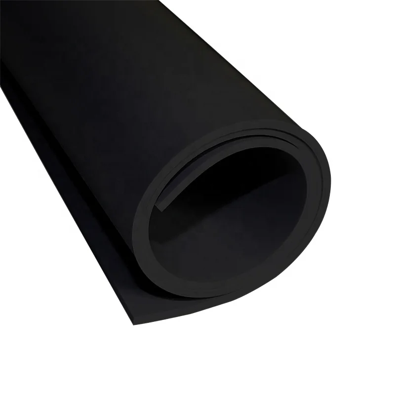 Foglio di Gomma Siliconica di Alta Qualità Nero Larghezza 1m Resistente alla Corrosione Ecologico Antiscivolo Resistente al Fuoco