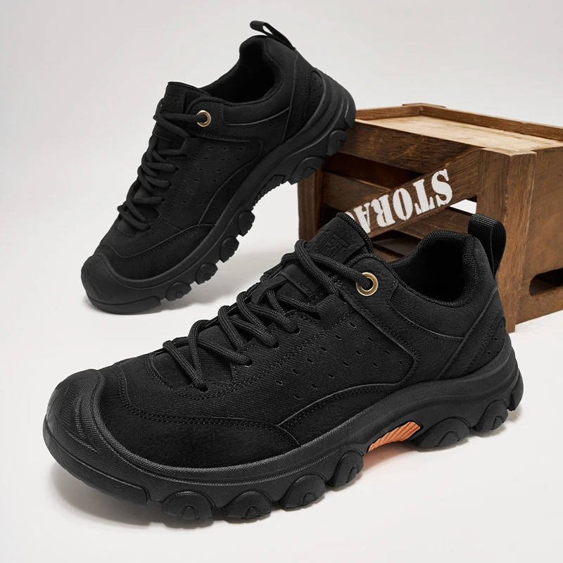 Classic Hiking Shoes Trekking Shoes For Men Sports Shoes Platform Non-slip Climbing Shoes Outdoor Breathable Men's Walking Shoes
