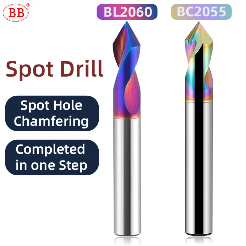 Bb-spot Broca Cnc Hole Making Tool Aço Duro Revestimento de Alumínio 60 90 120 150 Grau Mm20 mm Bl2060 Série Bc2055