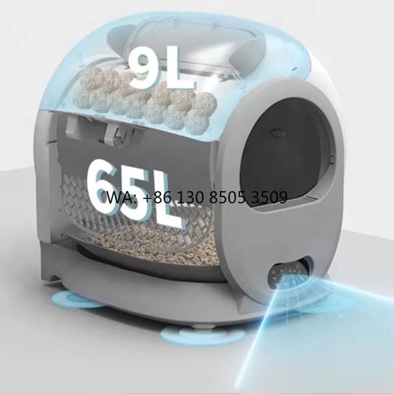 

Electric Cat Litter Box Smart Self Cleaning Litter Box Automatic Cat Toilet with Customized