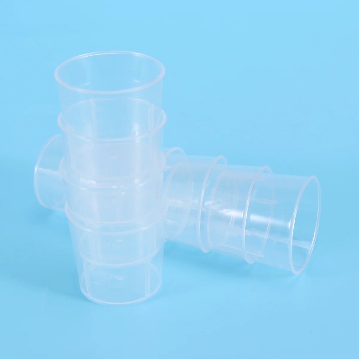 

20Pcs Measuring Cups Plastic Transparent 30ml Graduated Scale Multipurpose Liquid Powder Measure Cup for Cooking Laboratory Use