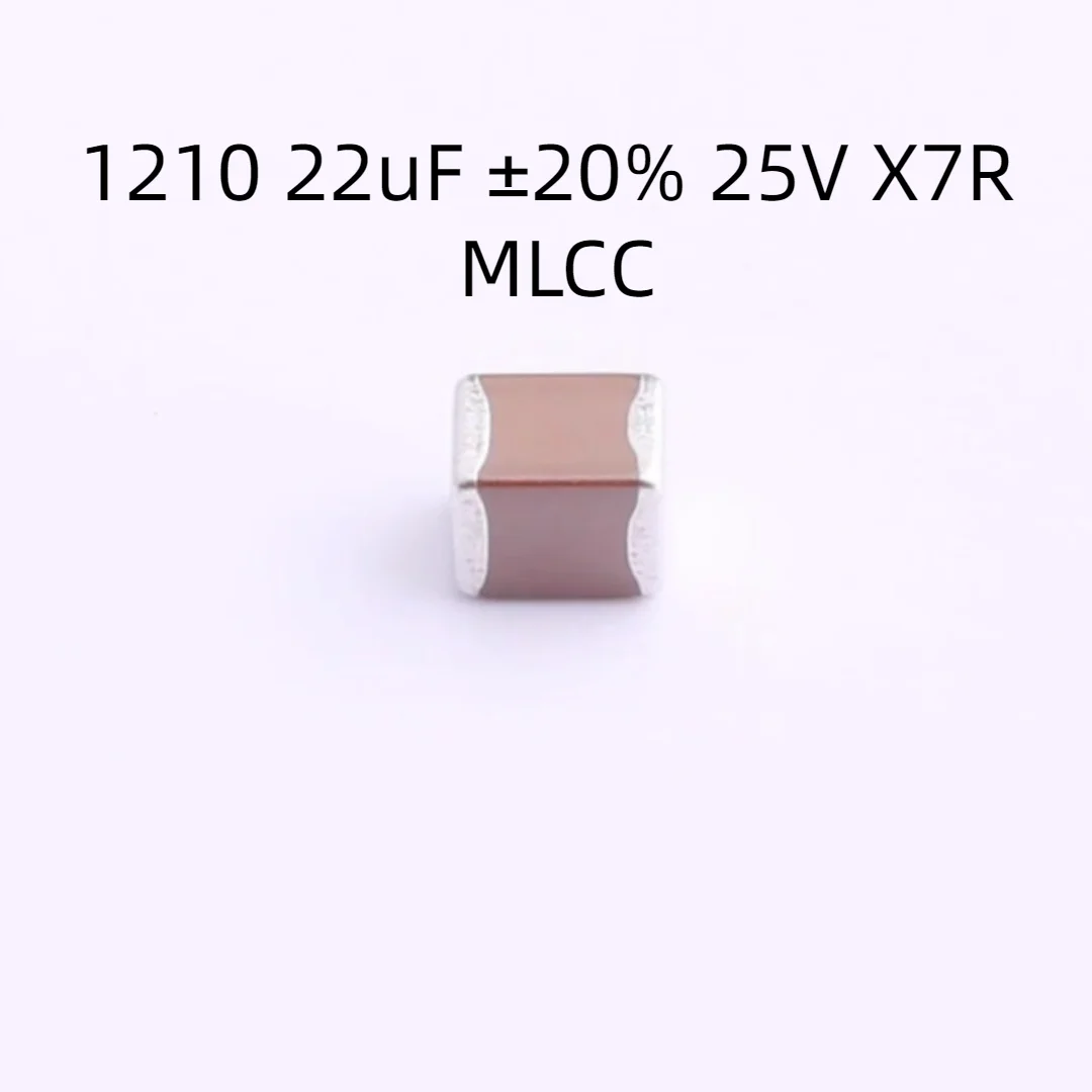 

1000PCS/LOT CGA6P3X7R1E226MT000N Capacitor 1210 22uF ±20% 25V X7R MLCC