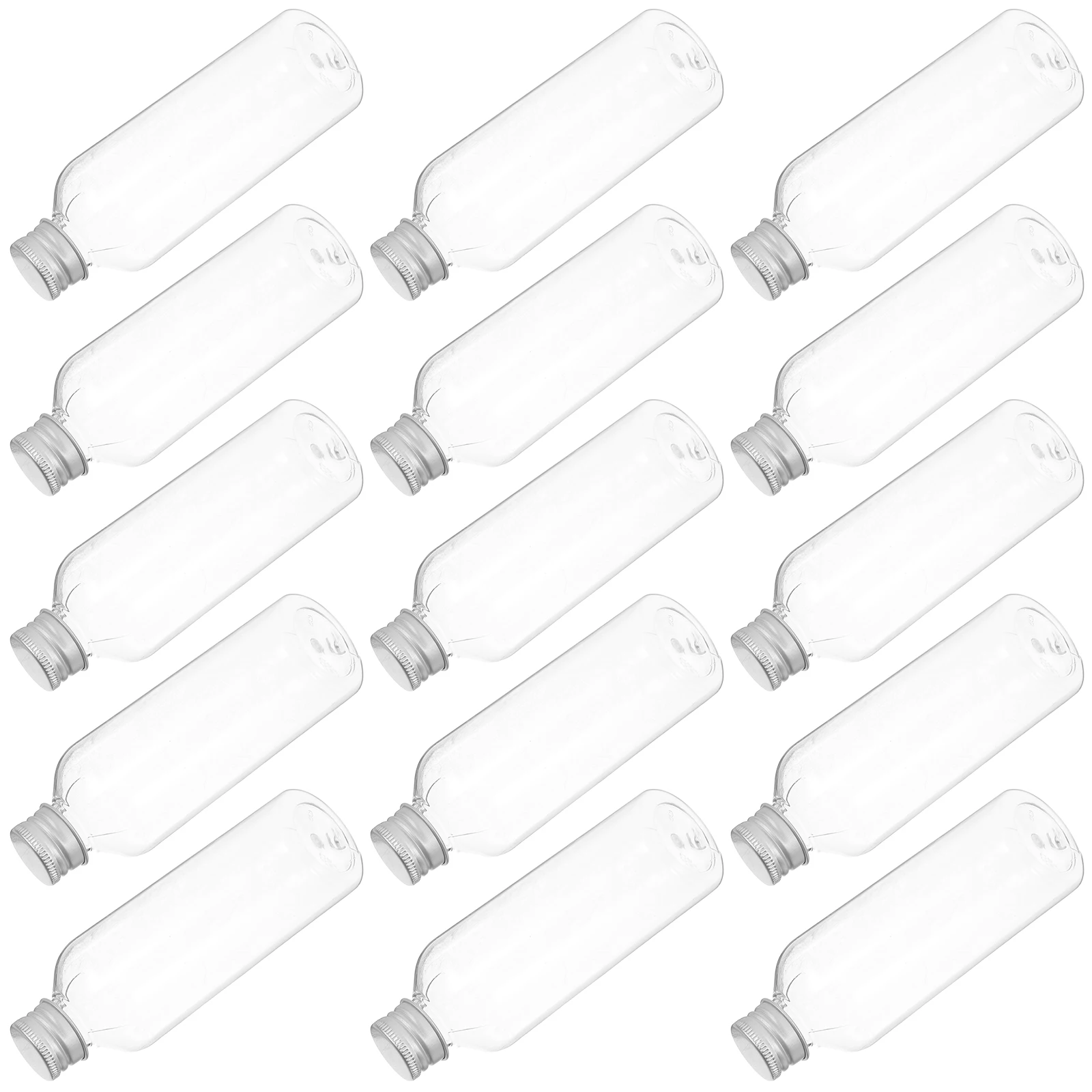 

15pcs Makeup Water Bottles Containers Clear Plastic Refillable Travel Size Durable Empty Bottles Lotion Hand Soap