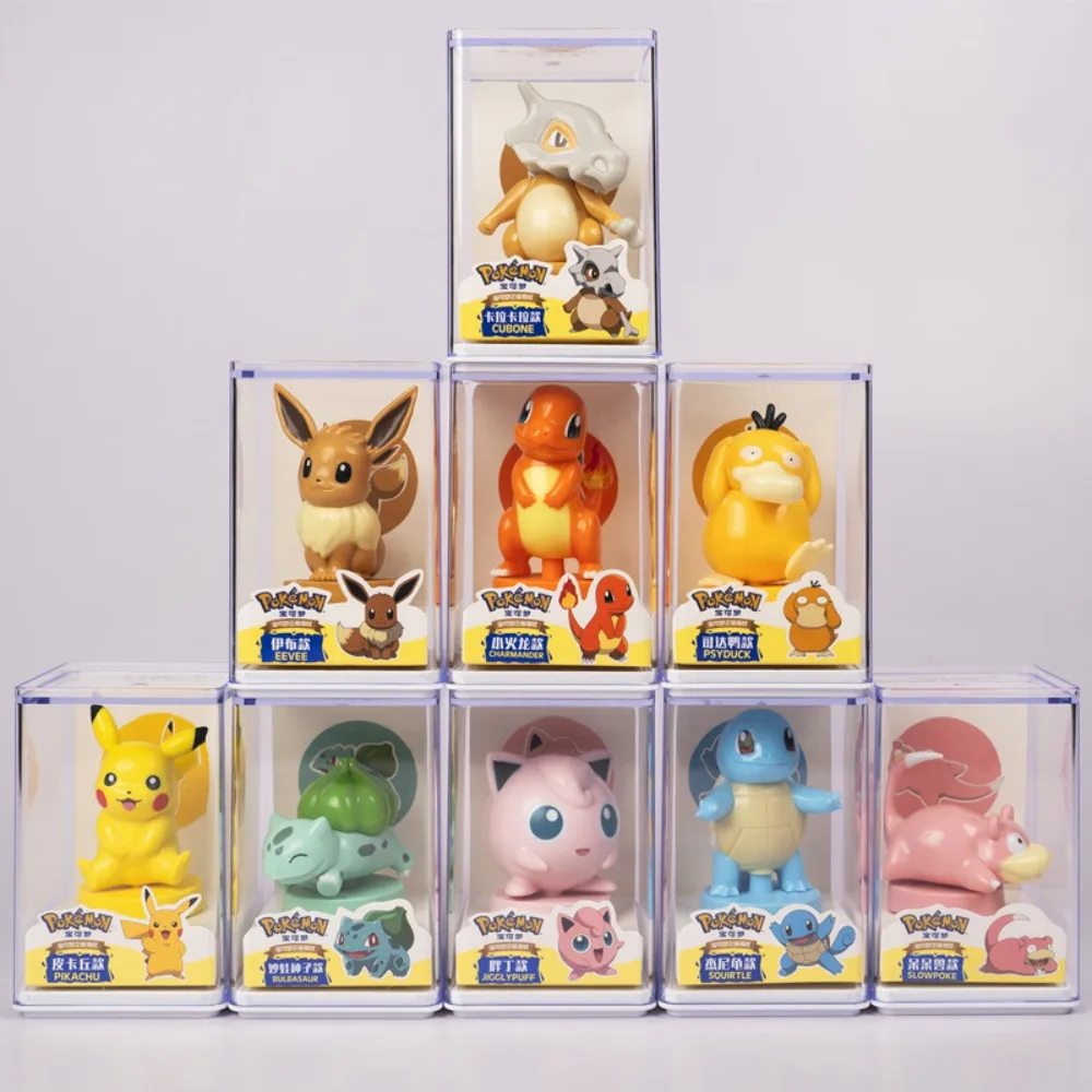 Pokémon Stempel-Dekoration Pikachu Slowpoke Beedrill Fearow Mädchen Geschenk Blind Box Figur