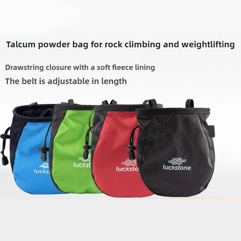 New Rock climbing anti slip powder waist bag outdoor fitness gymnastics dry hand powder talc powder storage bag pet snack bag