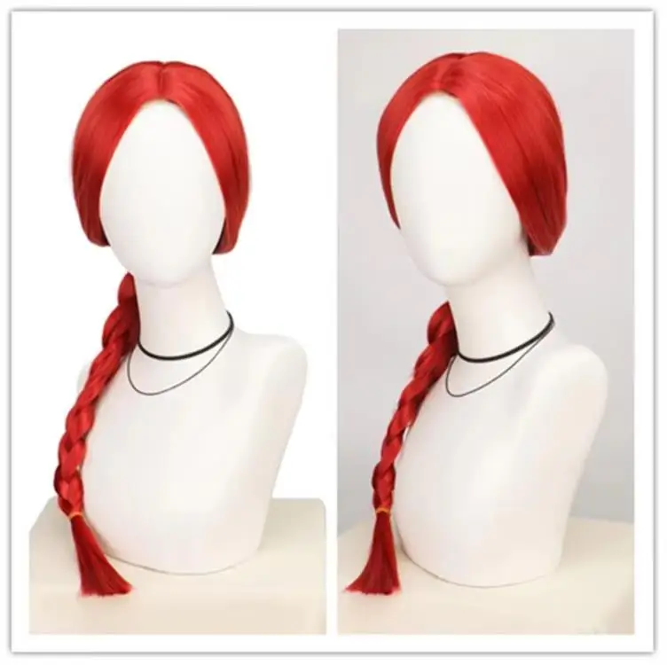 Halloween Synthetic Wigs Movie Toys Women Jessie cosplay wig cowgirl red hair Role play Jessie braid wig