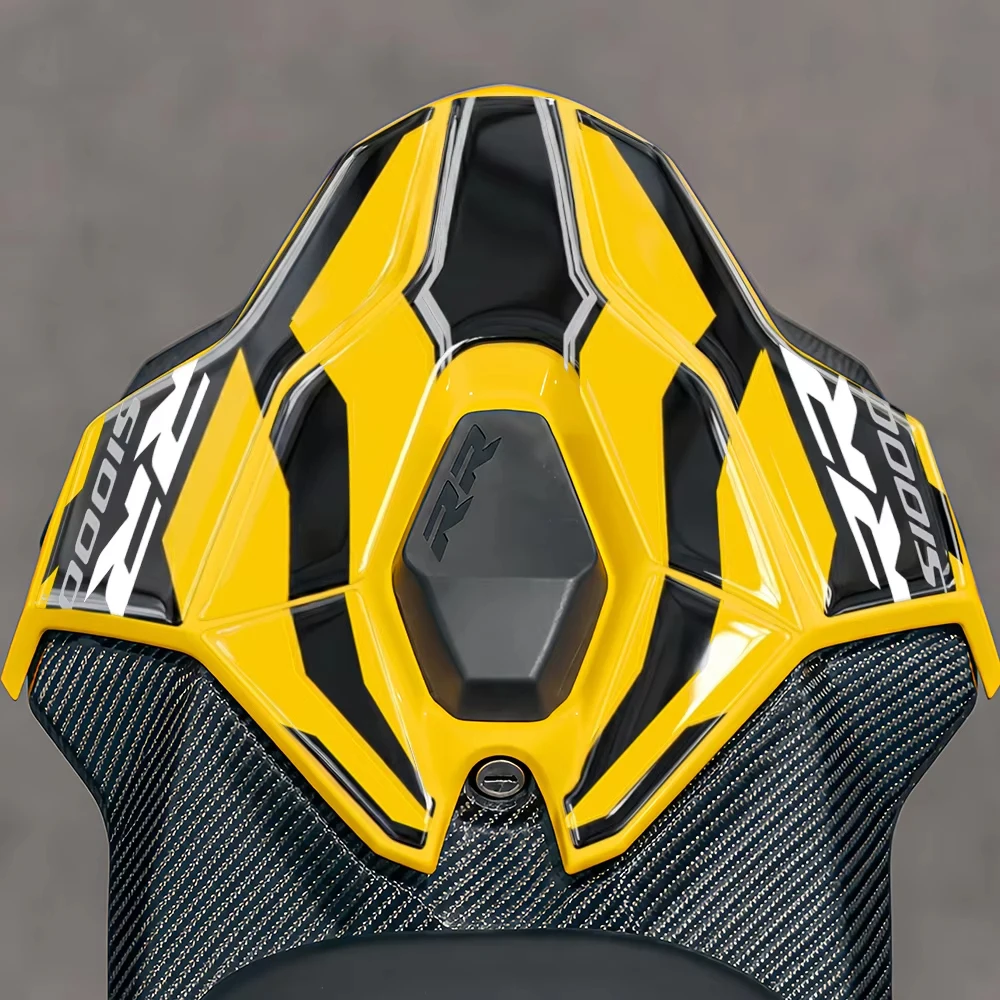 For S1000RR 2025 2026 Motorcycle Protection Accessories Rear Seat Scratch Guard Aesthetic Decals Rear Hump 3D Gel Stickers