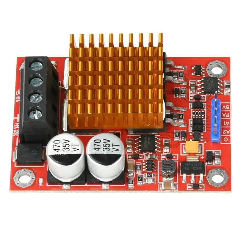 

ABKY-High-Power 30A H Bridge Motor Driver Module 12-30V DC PWM Speed Control 900W Power Supply