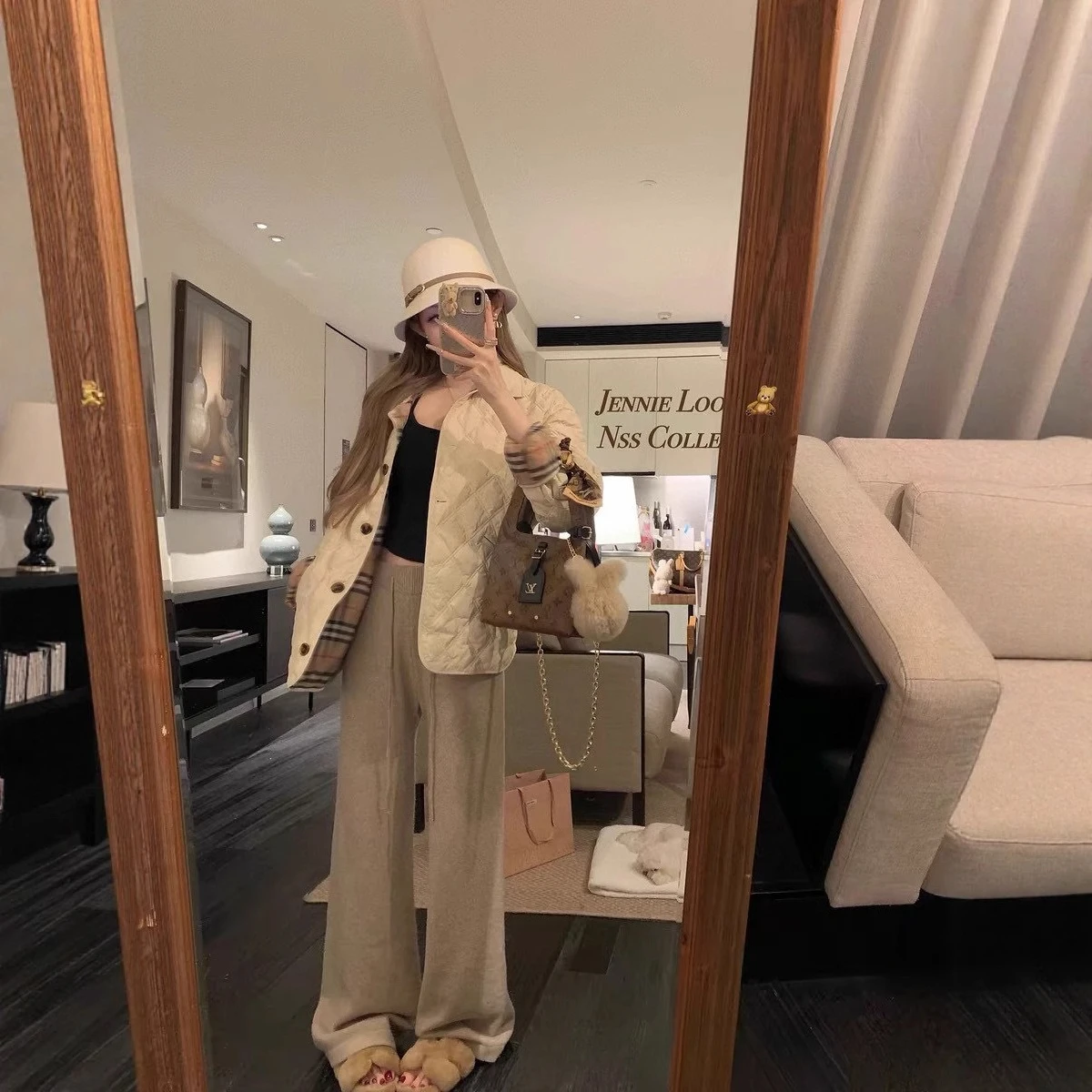 25 منتجًا جديدًا في أوائل الخريف، سترة مبطنة بالقطن ذات صدر واحد ونحيفة وخصر عين رفيع وأكمام طويلة