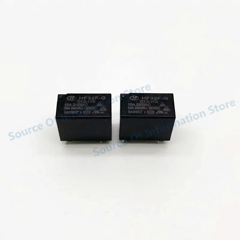 5Pcs HF32F-G/012-HS Power Relay 5V 12V 24V 4Pin 10A JZC-32F-G-024-HS 100% New