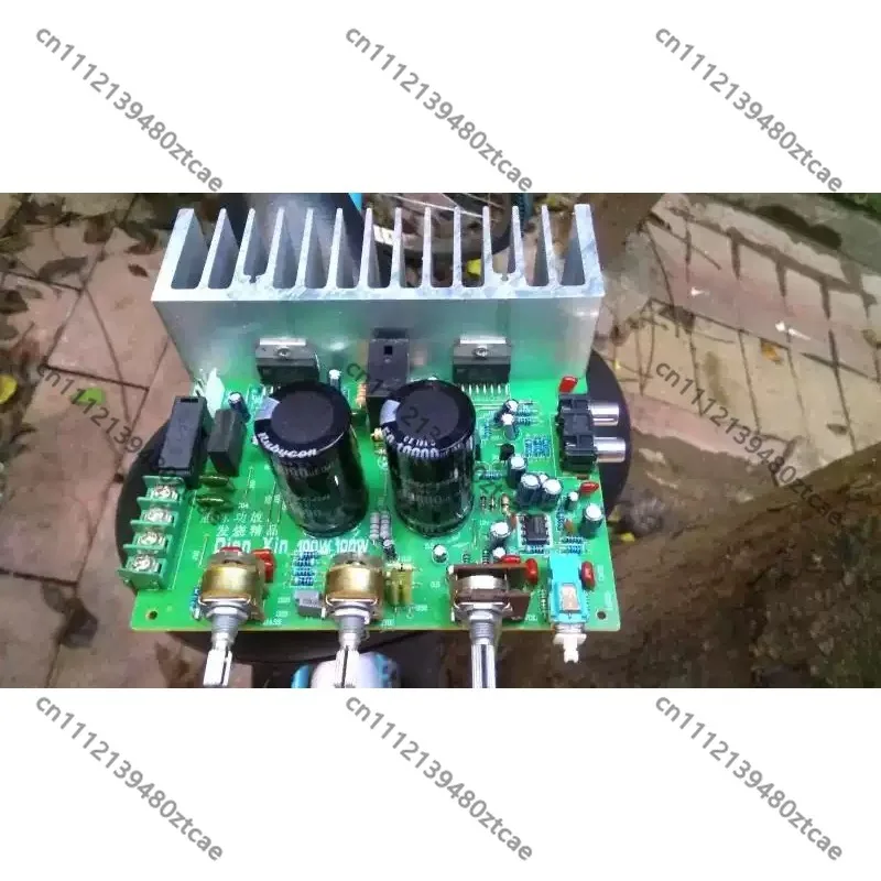 2 Channel 100W×2 Audio Amplifier Board Preamp Rear Stage Combined High Fidelity Speaker DIY Modification Accessory