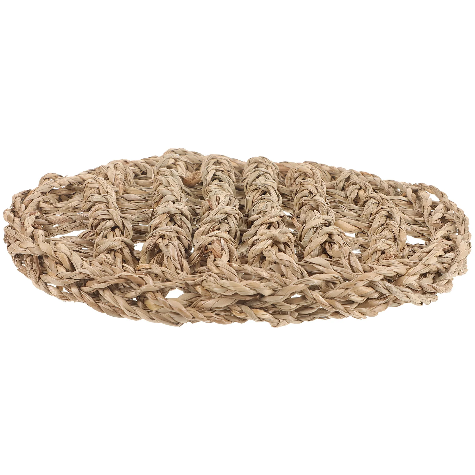 

Reptile Woven Mat Natural Straw Lizard Nest Bed For Bearded Dragon Lizard Accessories Crawling Reptile Climbing