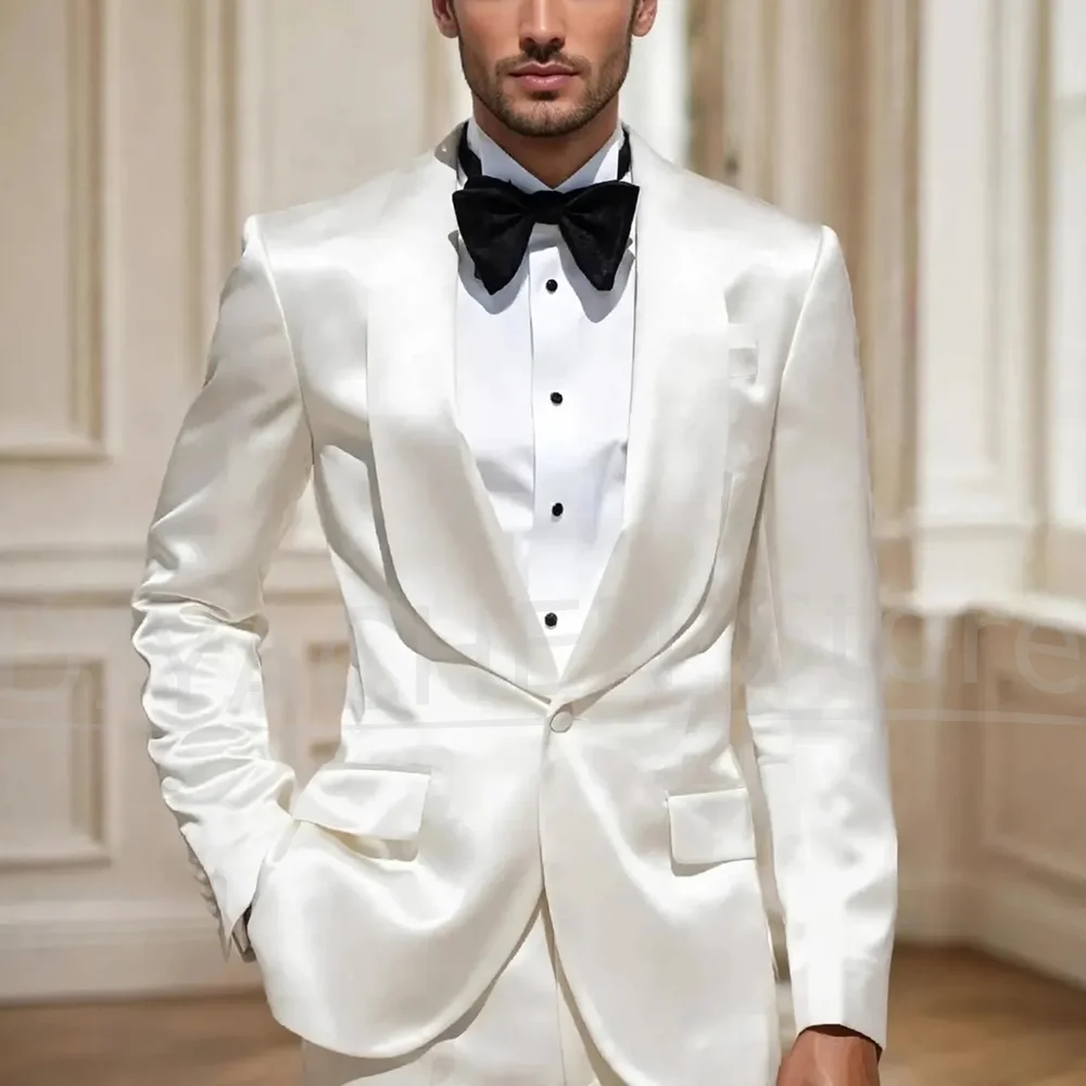 Модный белый атласный мужской – обзор и цена Men'S Formal Evening Wear