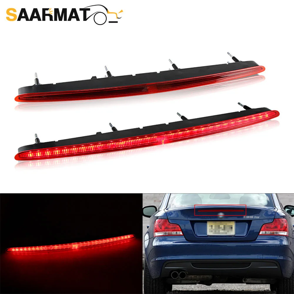 1× Car Brake Light LED Third Tail Rear Stop Signal Lamp Assembly for BMW 1 Series 128i 135i M E82 E88 2007-2013 63257164978