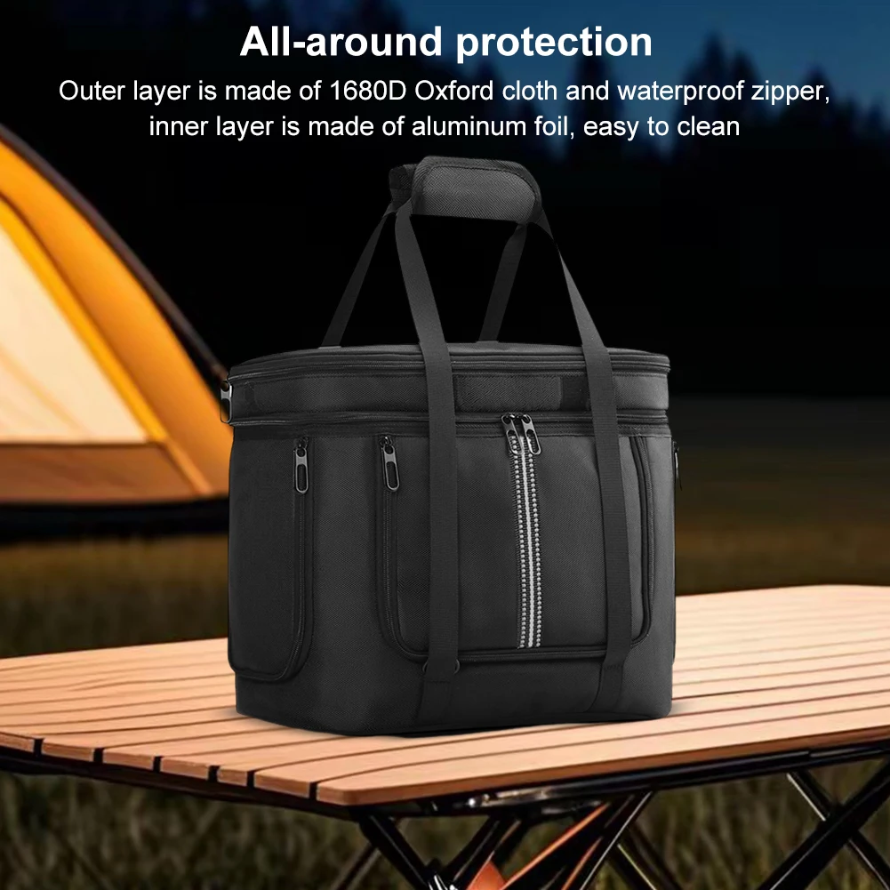 حقيبة حمل لـ Anker SOLIX C1000 حقيبة محطة طاقة محمولة حقيبة حمل للسفر حافظة واقية مع حزام كتف ومقبض #3