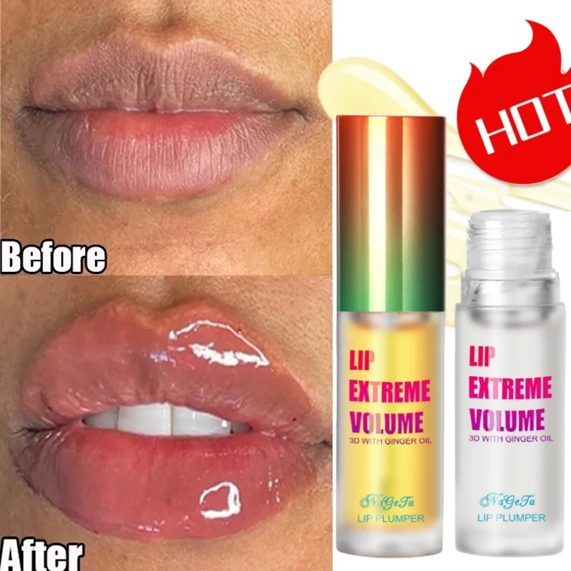 

Instant Lip Plumping Oil Long Lasting Volumising Increases Elasticity Serum Repair Lip Fine Lines Sexy Lip Balm Color Cosmetics