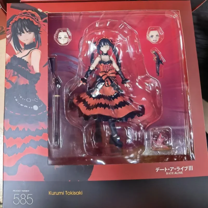 

В наличии Figma 585, Токисаки Куруми, фигурка, подвижные игрушки, Mf Date A Live Nightmare, коллекция красивых девушек, модель Ko, подарок