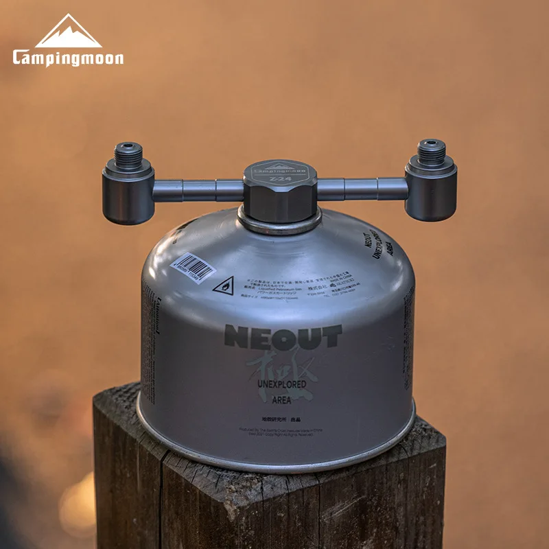 

Campingmoon Z24 Z52 бензобак газовая плита адаптер лампы конвертер 1 на 2 на 1 адаптер подключения