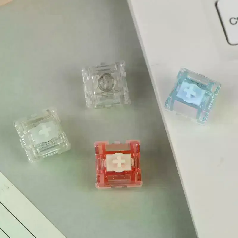 UR Ice Magnetic Ultra Switch Linear For Magnetic Mechanical Keyboard 22mm Spring 35gf 700Gs RGB Transparent Switch Factory Lubed