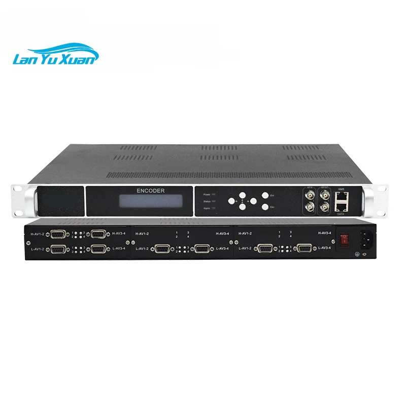 24 Channels of SD Channels to Ip Encoder Mpeg-2 with ASI Input for Multiplexing