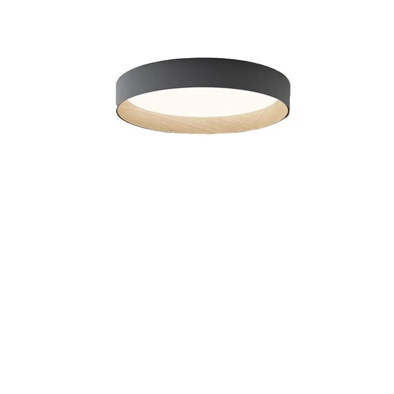 

led ceiling light, modern simplicity, atmospheric home minimalism, wood grain wabi-sabi wind, round room study light