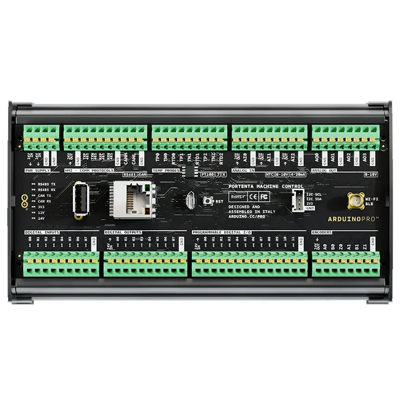 Arduino Portenta Machine Control AKX00032 منتج إيطالي أصلي آلات صناعية، إنترنت صناعي للأشياء #2