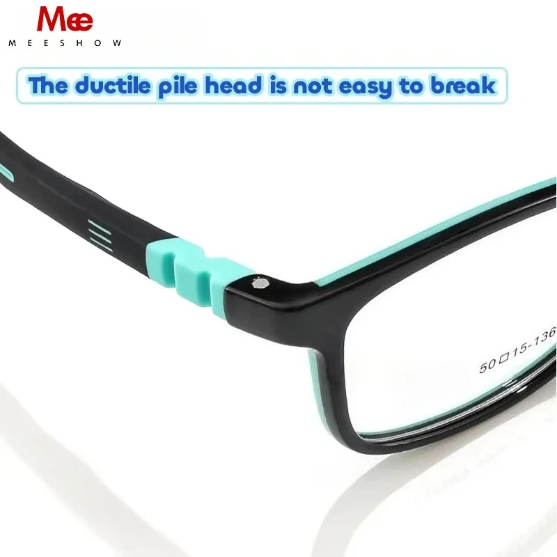 Meeshow Classic Kids Silicone Frames Myopia TR Eyeglasses Frames Anti Blue Light Glasses Customizable Prescription spectacles - view 4