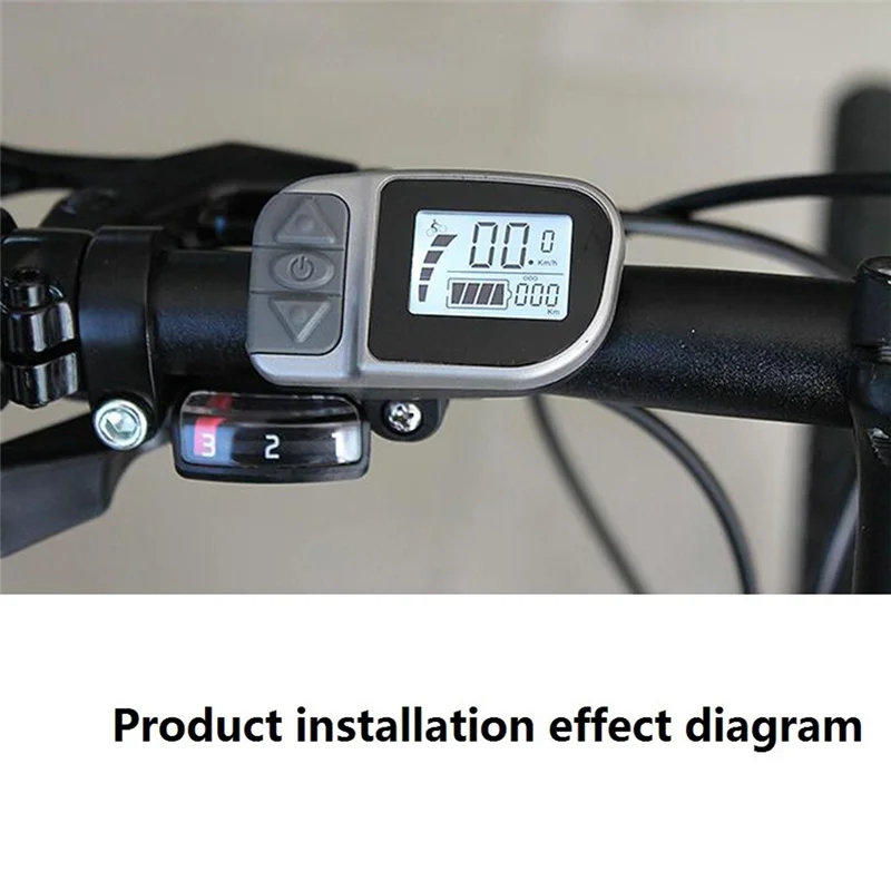 Ebike Dsiplay VLCD6 pantalla LCD de 6 pines para bicicleta eléctrica TONGSHENG TSDZ2 Motor central medio rico
