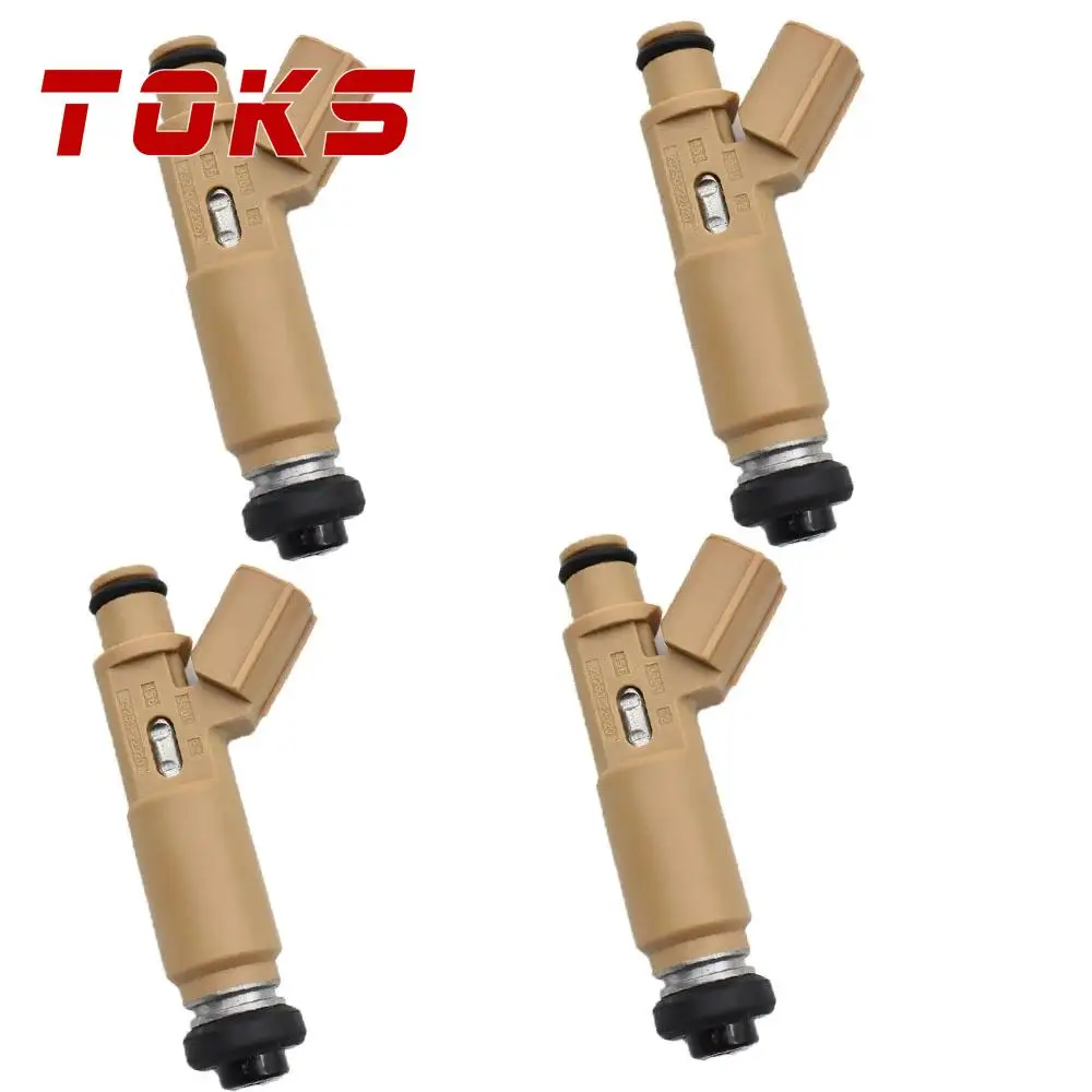 4pcs 23250-22020 23209-22020 Fuel Injectors Nozzles Suitable for Pontiac Vibe Toyota Celica Matrix 1.8L 2003-2005 Auto Parts