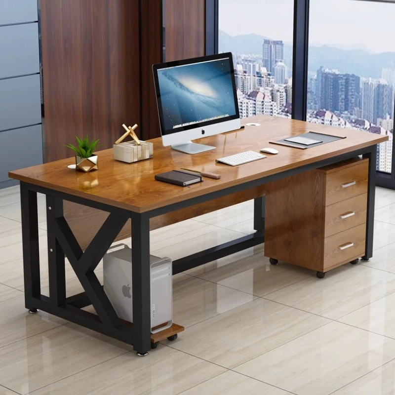 

Interior Sedentary office table simple ergonomic modern simple Computer desk staff space escritorios de estudio office furniture