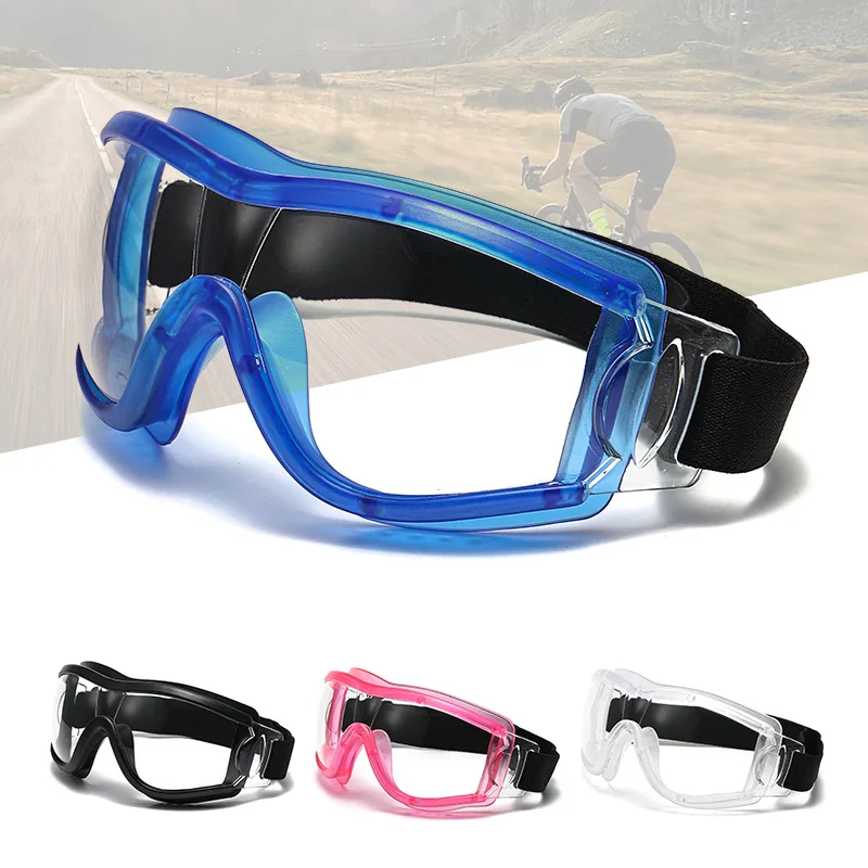 

Anti-Impact Safety Goggles, Windproof Dustproof Anti-Fog, ANSI Certified for Outdoor Sports Riding Skiing Protective Glasses