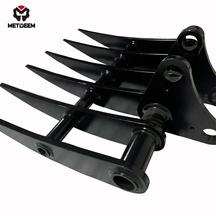 

Certified Construction Excavator Rake Bucket Professionally Certified Excavator Rake