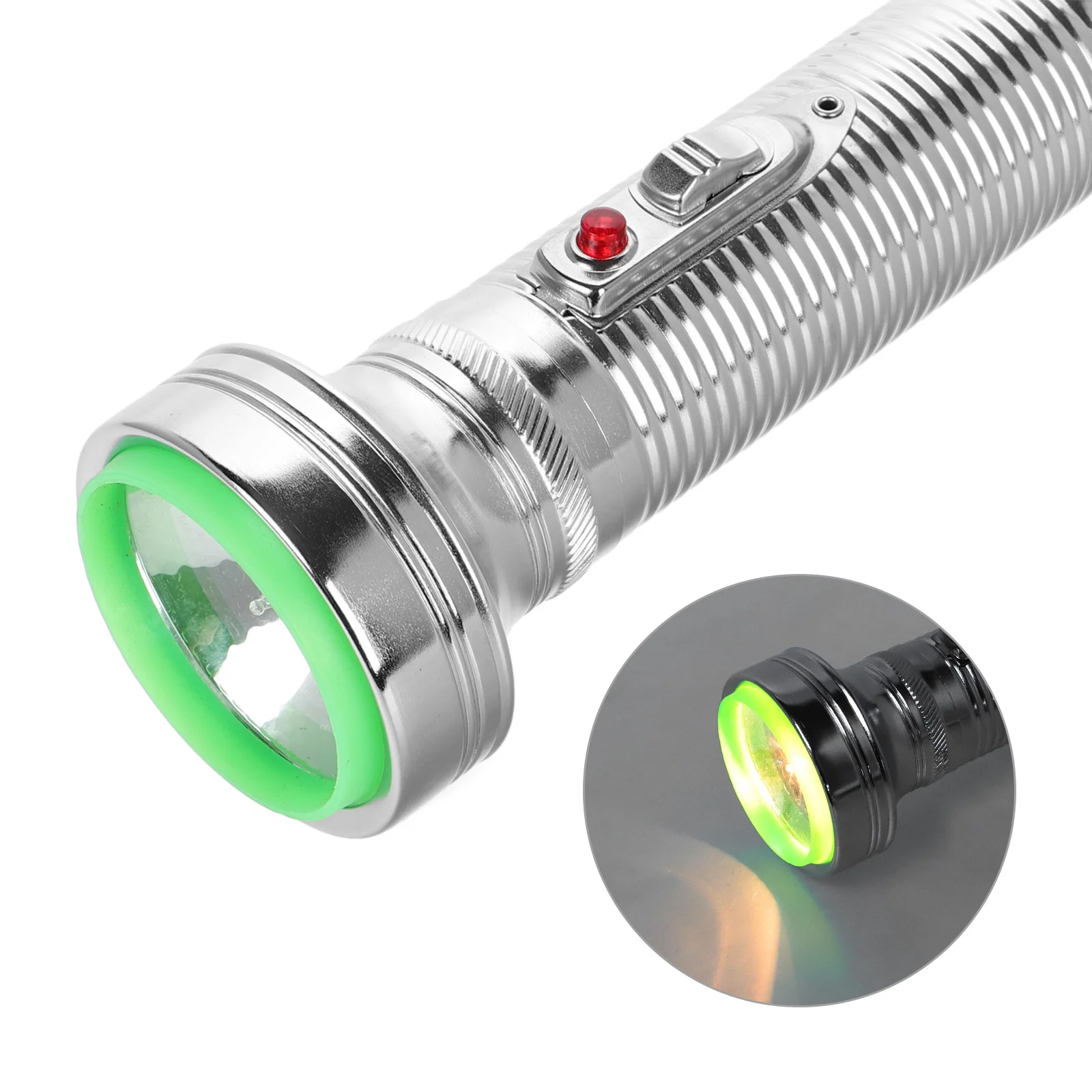 مصباح يدوي كلاسيكي، مادة ألومنيوم قوية، ديكور على الطراز القديم، ضوء ليلي محمول يعمل للمنازل #5