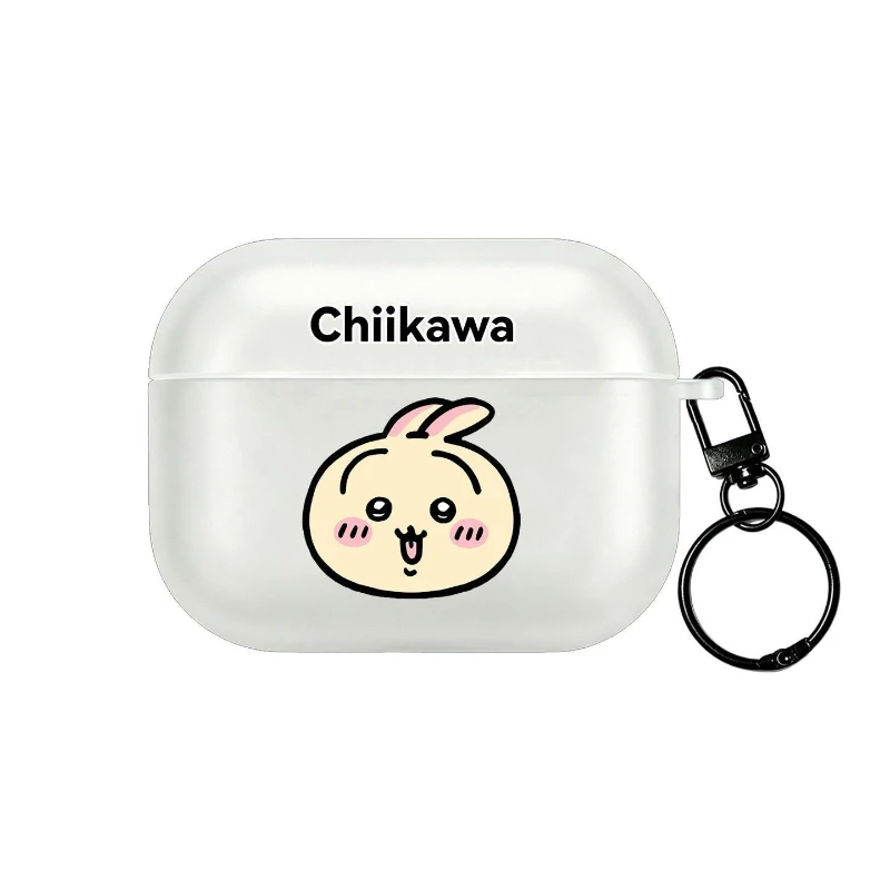 Anime Cartoon Kawaii Chiikawa Translucence Dull Polish Wireless Earphone Protective Cover Applicable To Apple AirPods Good Looks